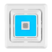 Broan-NuTone FG800RGBS Bluetooth Speaker & Customizable Color Changing LED Cover/Grille for Bathroom Fans, Easy DIY Install, Bright White