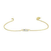 0.14 Ct Baguette Cut Diamond Bracelet