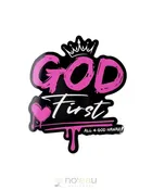 ALL 4 GOD HAWAII - 5" God First Stickers