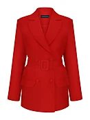 ANASTASIIA IVANOVA Red Blazer Jacket/Blazer