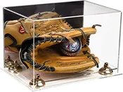Acrylic Baseball Glove Display Case - Mirror No Wall Mounts (A018/V40)