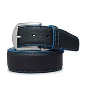 American Bison - Black w/ Denim Blue edge & Stitching