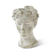 11 Inch Cement Garden Goddess Planter