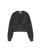 Alysi Tweed Crop Cardi
