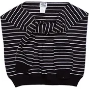 Midnight Stripes Faux Sweater Scarf