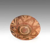 A Carchi-Narino Polychrome Decorated Bowl, ca. 1000 - 1250 CE
