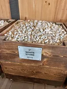 1″ White Stone