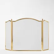 BELLA brass fireplace screen