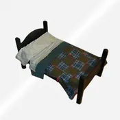 Antique Doll or Child’s Oak Bed – F7050
