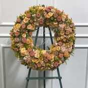Perfect Peach Wreath