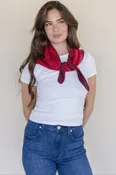 Carmen Knitted Triangle Bandana