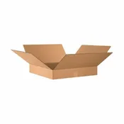 24 x 24 x 4" Flat Corrugated Boxes, 10 Per Bundle