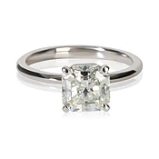 1.61 ct  Square Diamond Tiffany True Engagem