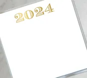 2024 Gold Foil Large Notepad
