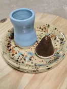 Handmade Ceramic Incense Set with Holder, Plate and Burner by ABC Pottery - Unique Dinnerware Piece — Hot Mess Studios