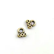 10/0 Stitch-In Connector- Antique Brass