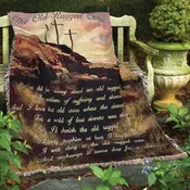 Old Rugged Cross Tapestry Throw