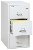 FireKing 3-2131-C Three Drawer 31" Deep Vertical Legal Size File Cabinet