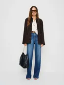 Lincoln Suede Shirt Jacket in Molè Suede