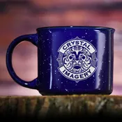 Blue Ceramic Campfire Mug