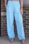 Cotton Candy Blue Joggers