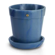 Blue Aventurine Flower Pot