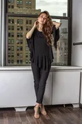 Asymmetrical Round Neck Top