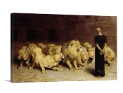 Daniel In The Lions Den 36x22