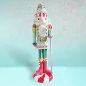 5 FT Candy Nutcracker w/Staff Display - IN STOCK