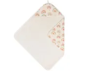 Crane Baby Hooded Towel Parker Rainbow
