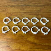 10X BICYCLE CABLE CLAMPS FITS SCHWINN MURRAY HUFFY BMX & OTHERS NOS