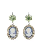 Cameo Flower Earrings