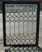 All Beveled Glass window with nice design and lots of curved elements.