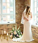 Altar Floral Arrangement Blush & Ivory