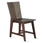 Acadia Rustic Modern Dining Chair in Coffee Bean