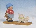 A BOY WITH A DOG