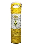 Insulated Wine Holder Gift Bag - Bladder Cancer Awareness Rose | Paulette's Custom Creations