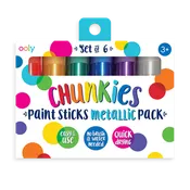 Paint Sticks - Chunkies Metallic Set Of 6