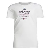 ADIDAS YOUTH PRE-GAME VINTAGE WORLDIE WHITE TEE
