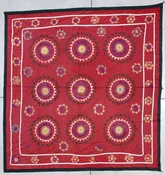 #5322 Uzbek Suzani Handmade Embroidery 7’2″ X 7’6″