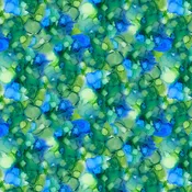 Alcohol Inks Digital Drops Green
