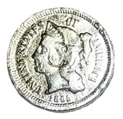3-Cent Nickel 1865 Confederate
