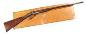 CHARLES LANCASTER {OVAL-BORE} HAMMER DOUBLE RIFLE IN .450 CALIBER