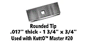Rounded K-17 Blade (5-pack)