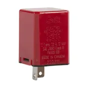 Electromechanical 12-Lamp 2-Pin Flasher – 60-120 FPM (Red)