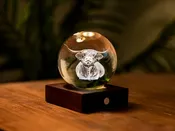 Amber Crystal Light - Highland Cow