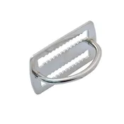 2" Webbing keeper with d ring