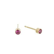 Pink Tourmaline Studs — LoLa TriBeCa Jewelry