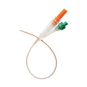 100% Silicone Foley Catheter, 8 Fr, 3 Cc, 2-Way, EA/1