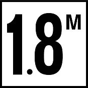 6 Inch (in) x 6 Inch (in) Depth Marker 1.8M Ceramic Smooth